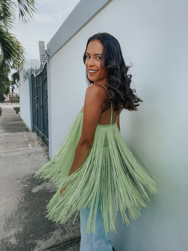 FRINGE NEON BODYSUIT