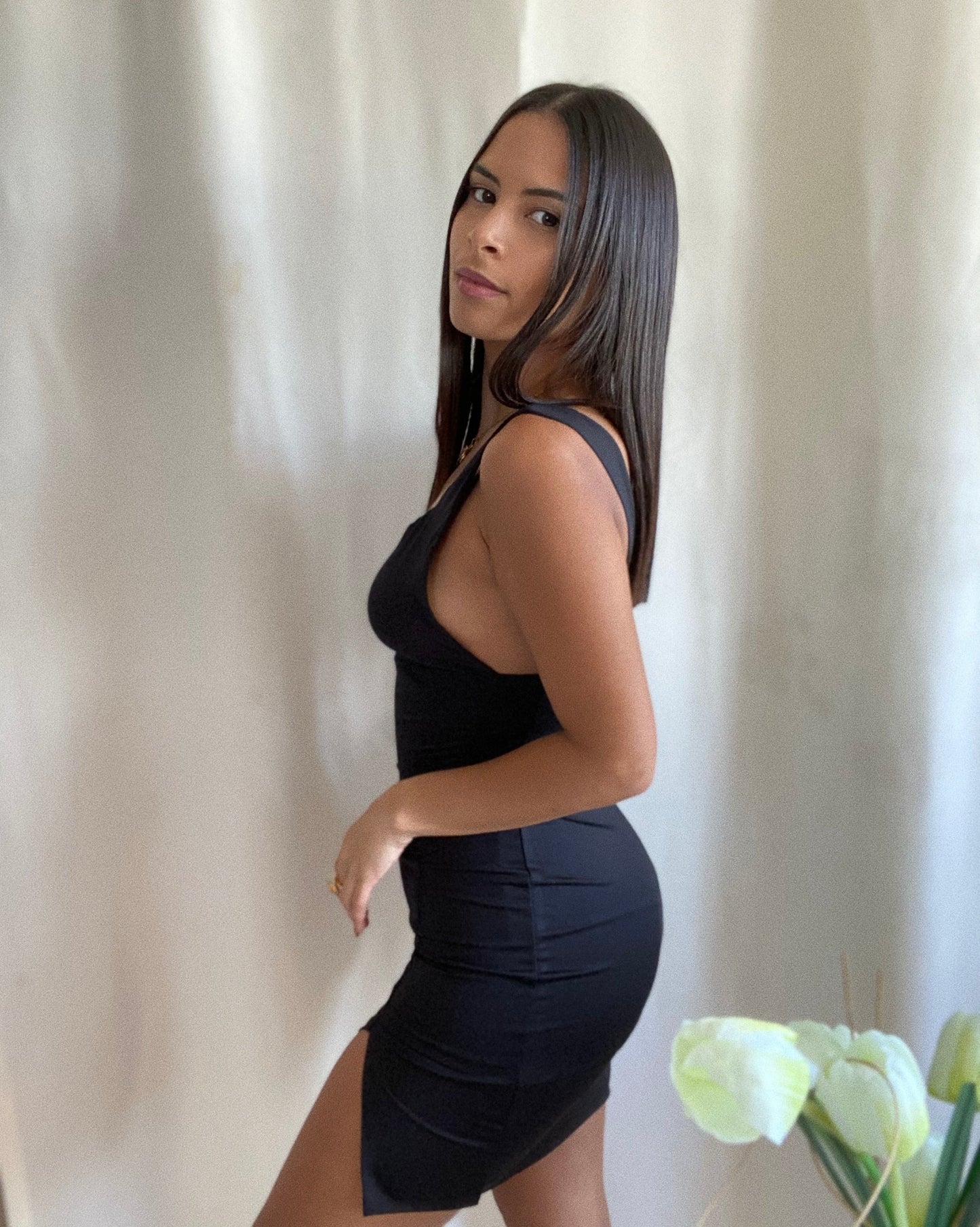 One Shoulder Mini