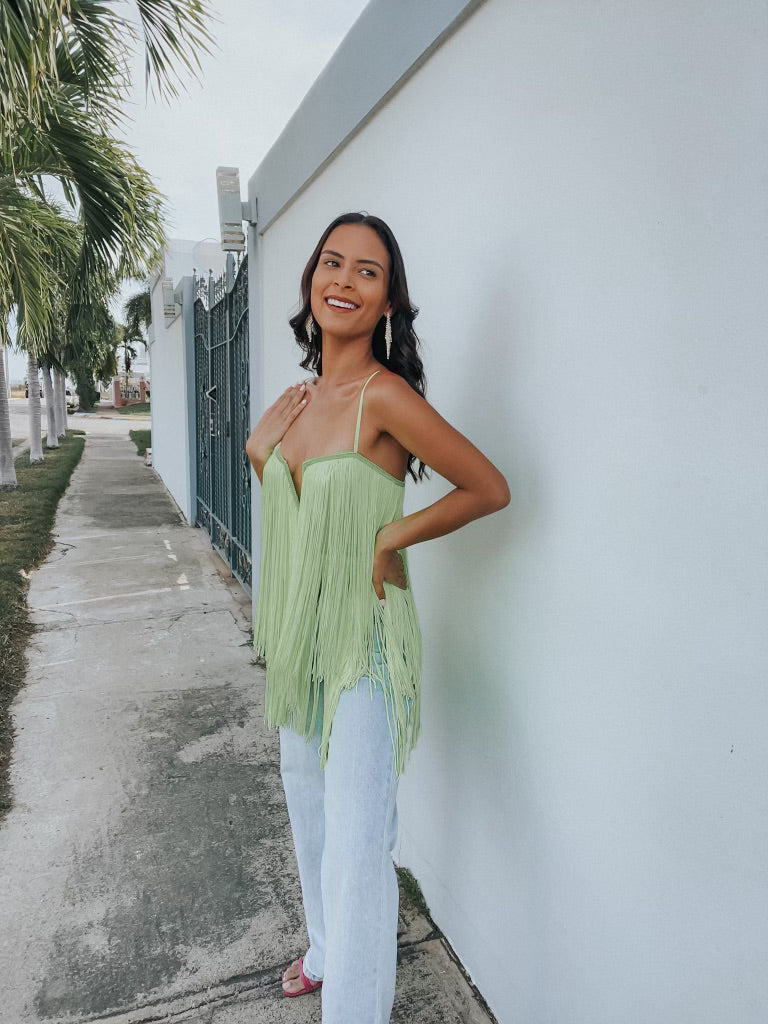 FRINGE NEON BODYSUIT