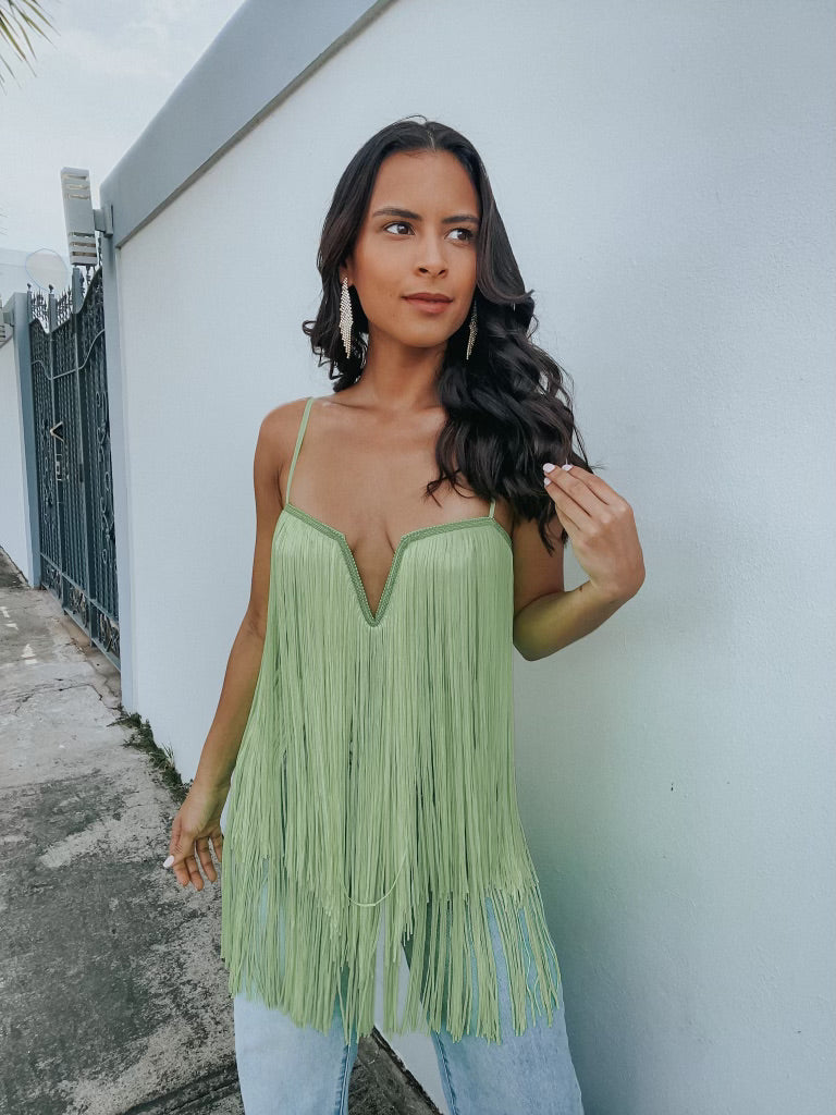 FRINGE NEON BODYSUIT