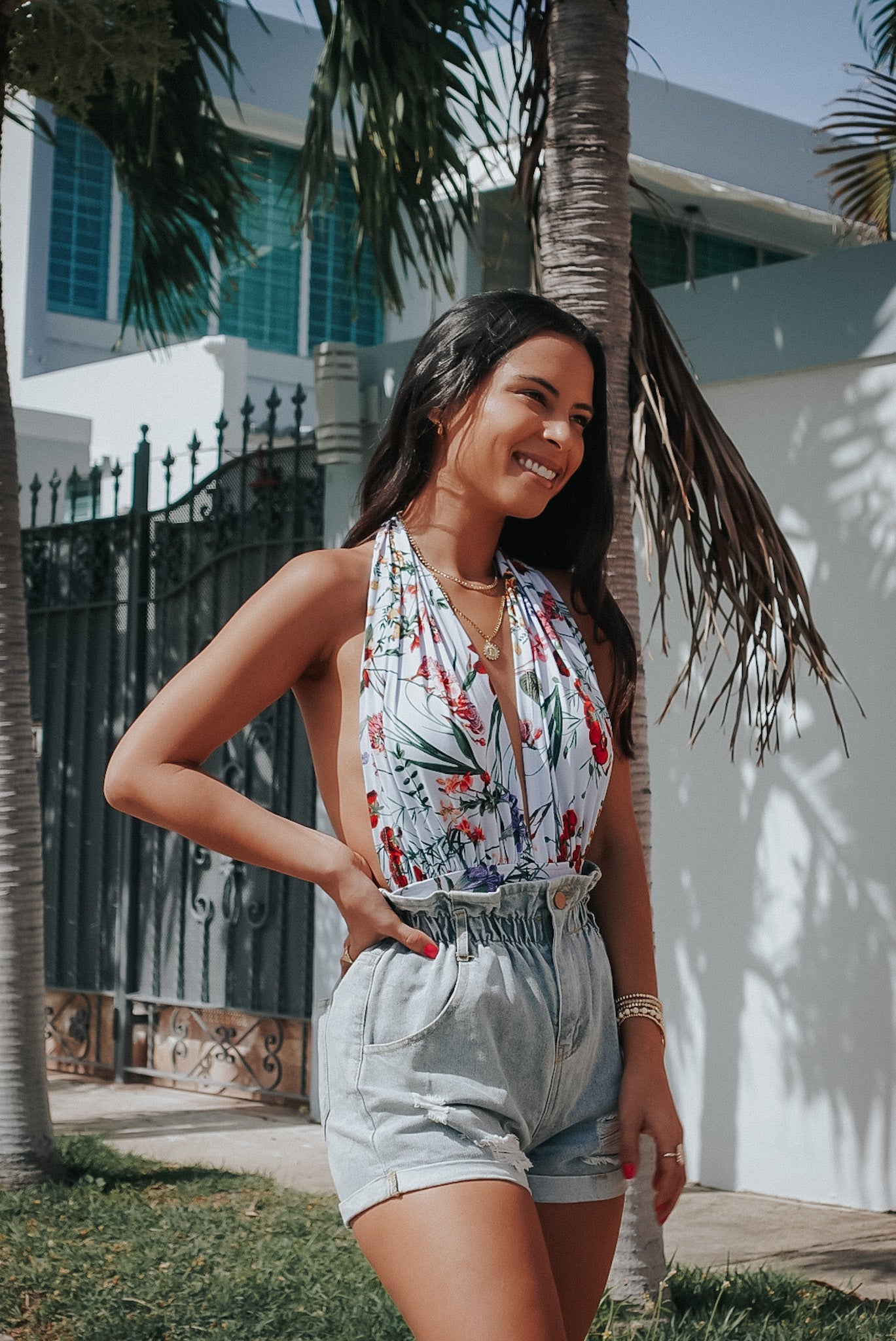 ROSE BACKLESS BODYSUIT