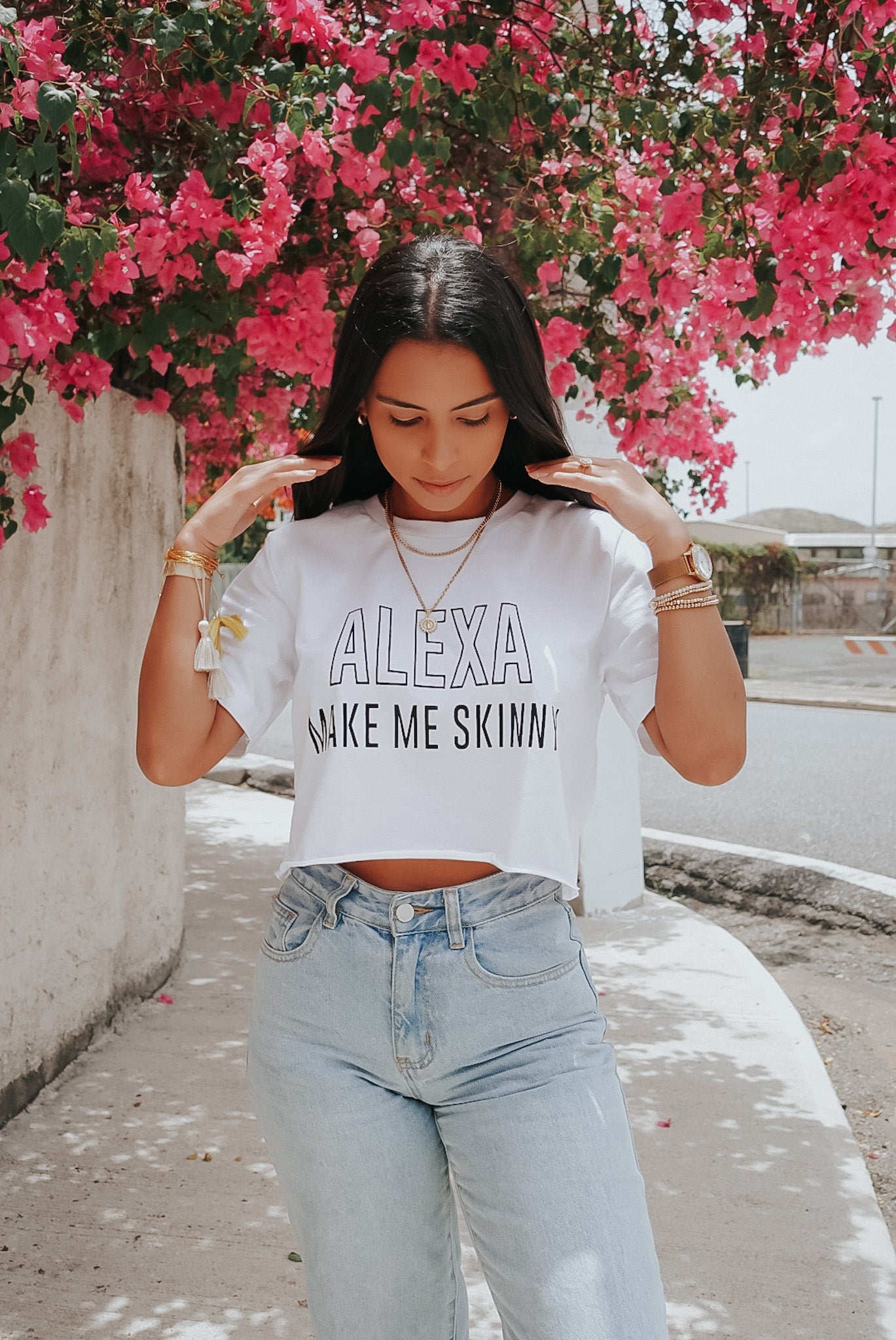 ALEXA (make me skinny) CROPPED TSHIRT