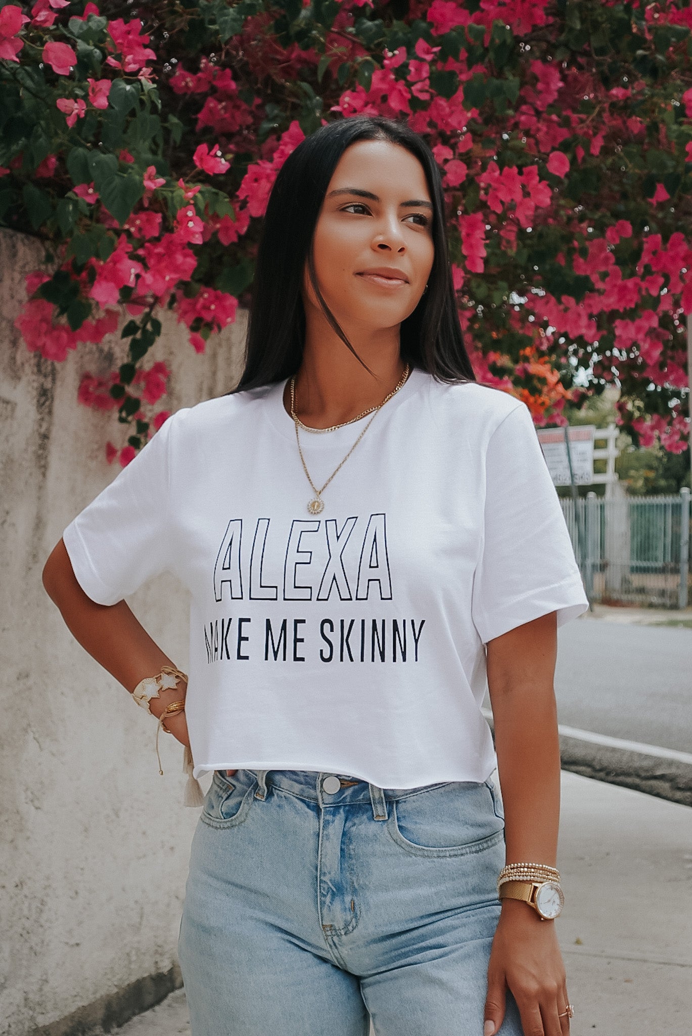 ALEXA (make me skinny) CROPPED TSHIRT