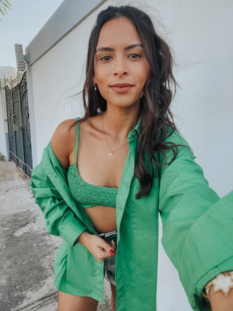 EMERALD OVERSIZED SHIRT