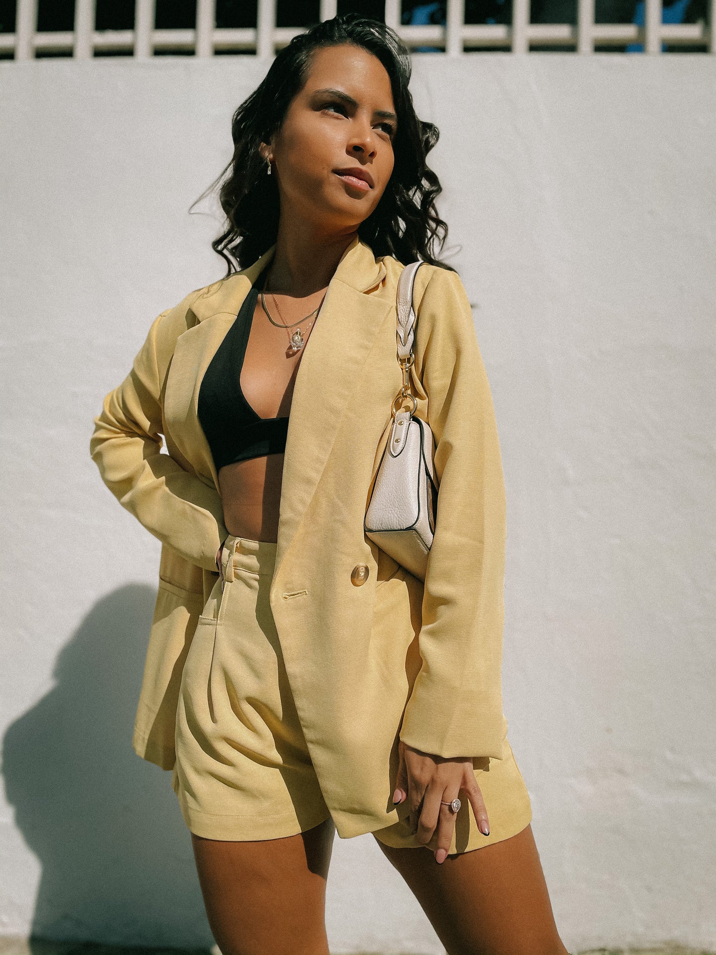 Dusty Yellow Blazer