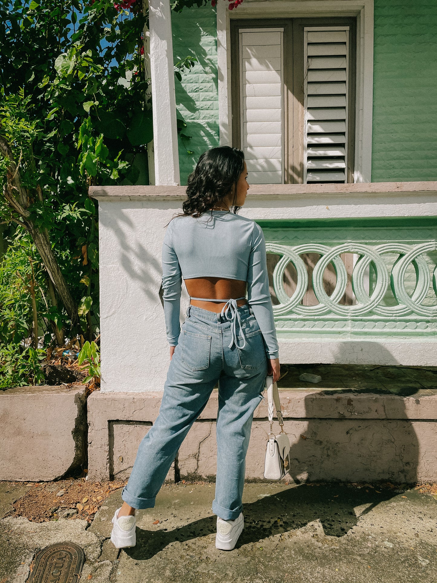 Dusty Blue Top