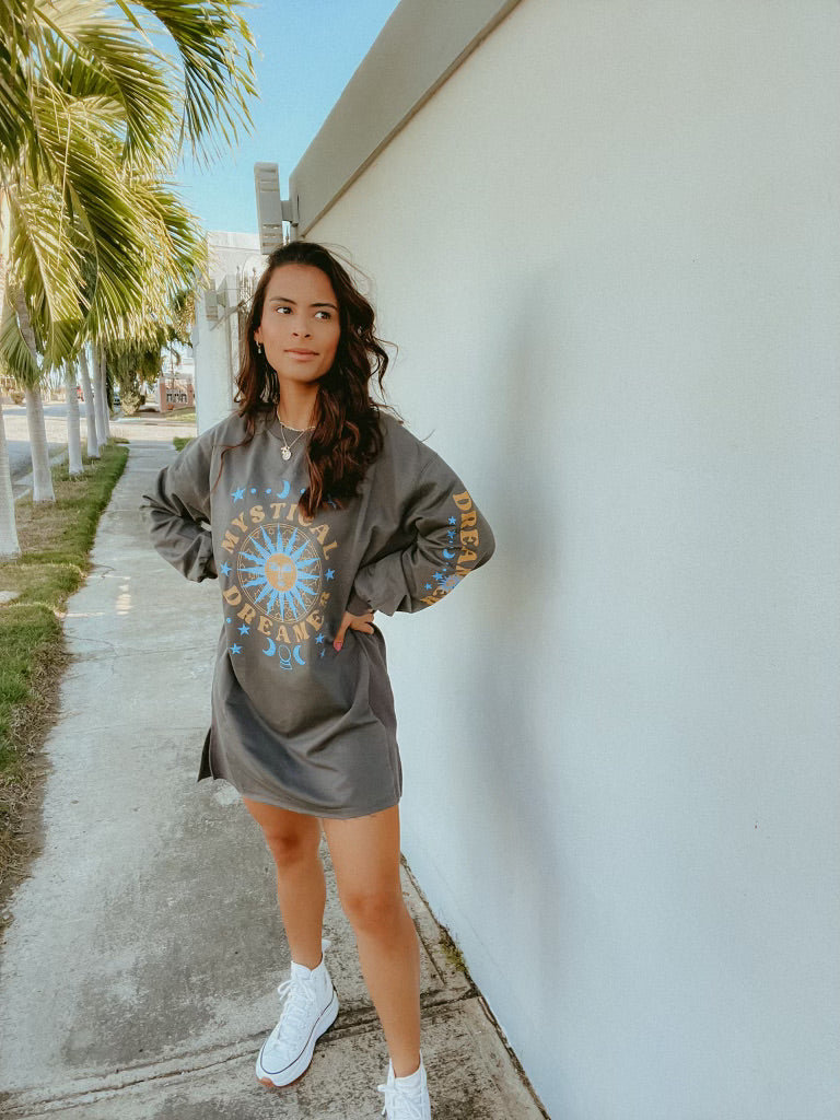 MYSTICAL DREAMER SWEATER DRESS