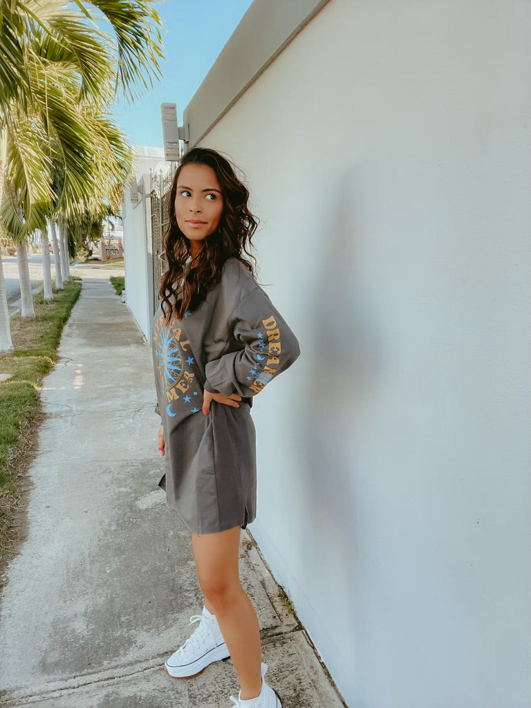MYSTICAL DREAMER SWEATER DRESS