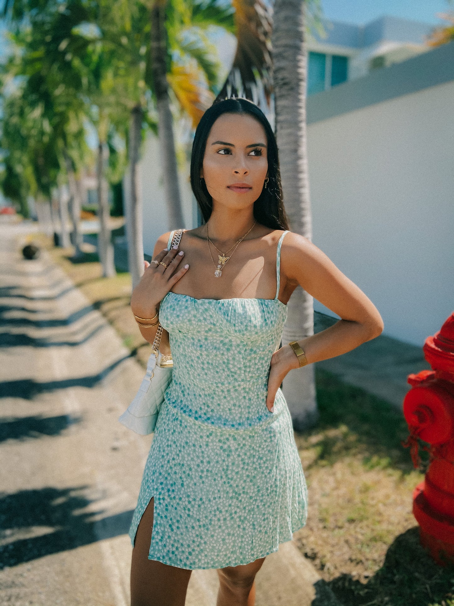 "Kamari" Slit Dress
