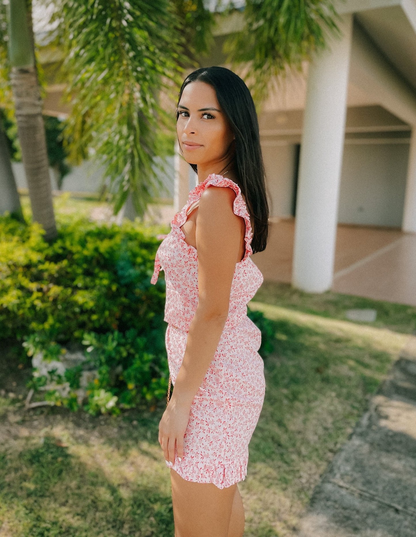 Pink Flower Dress