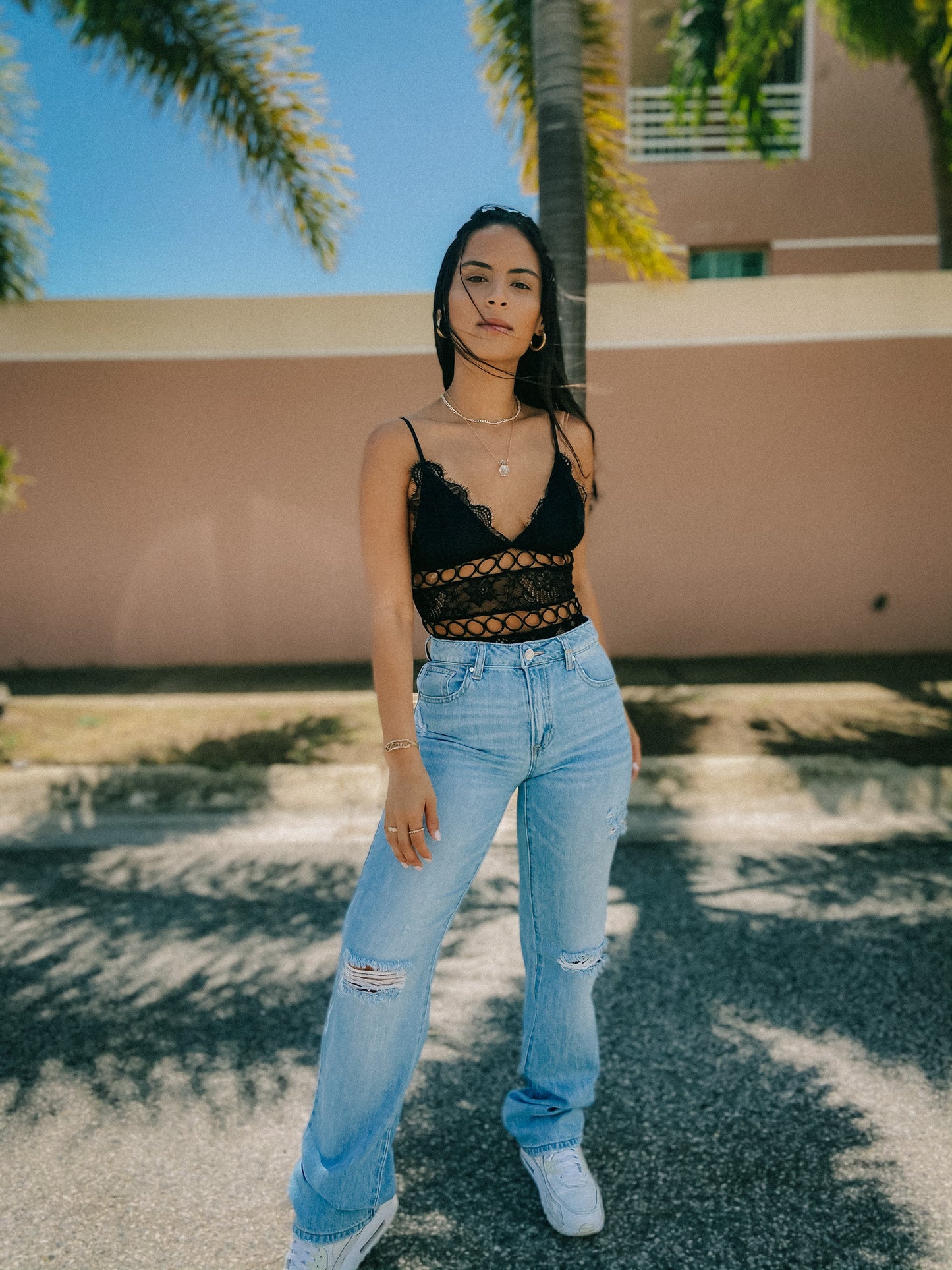 Ripped Straight Jean