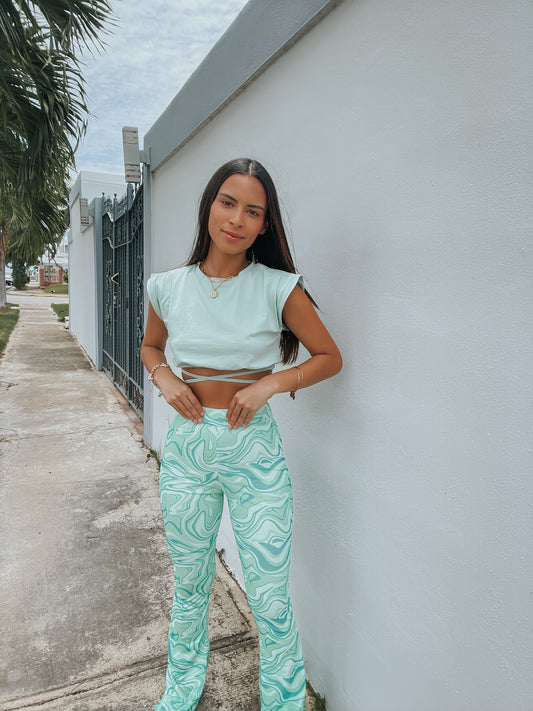 MINT SWIRL PANT