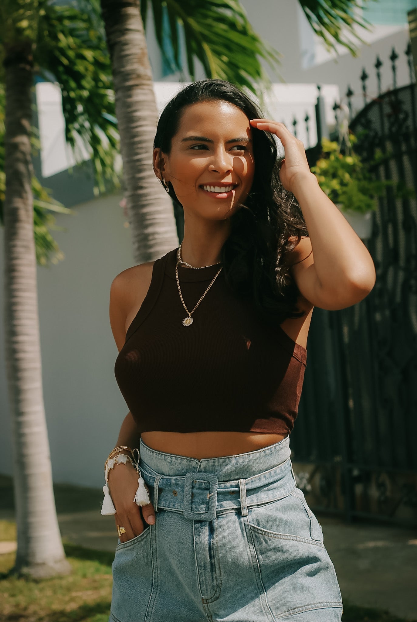 Mocha Basic Crop