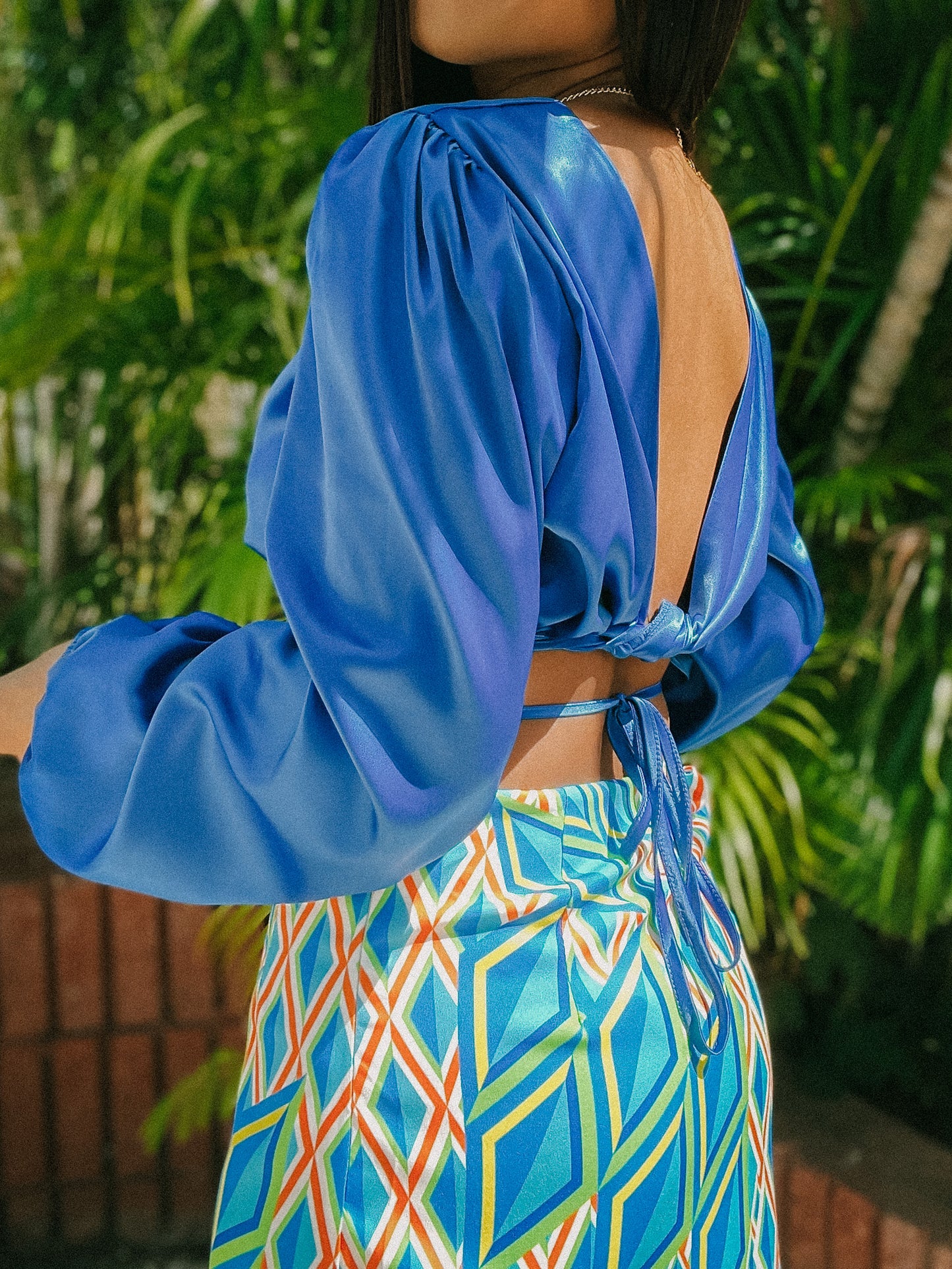 ROYAL SATIN TOP
