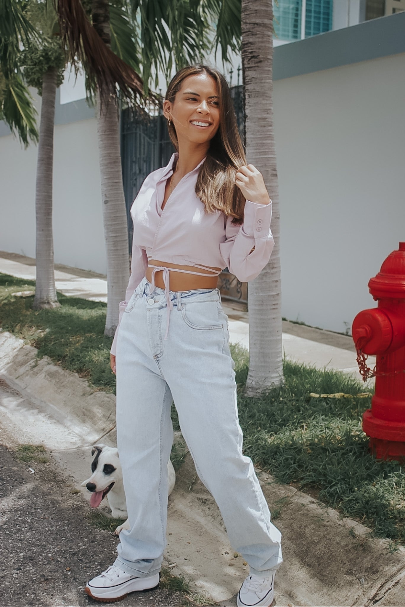ASYMMETRIC WRAP DENIM