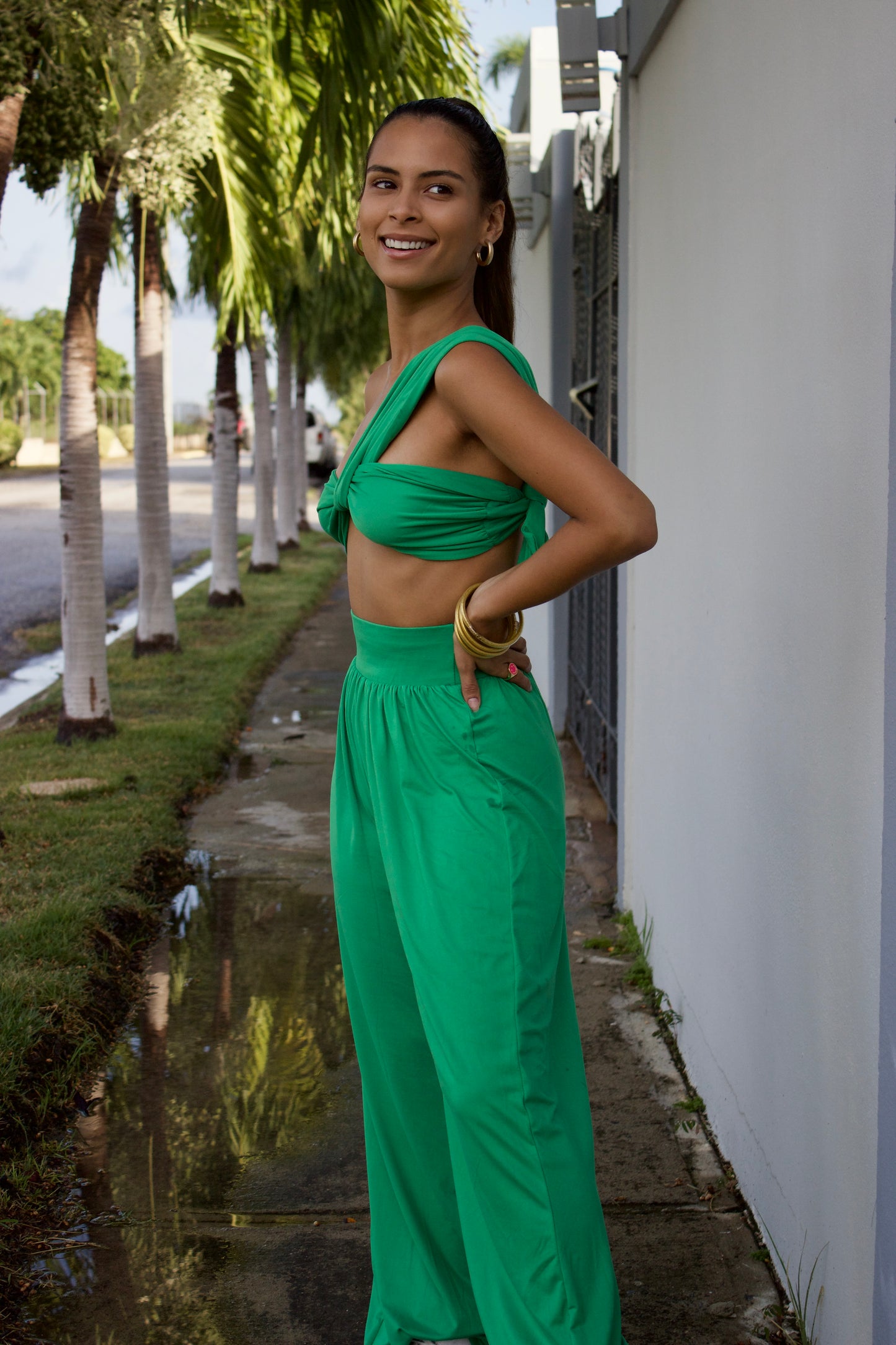 EMERALD PALAZZO SET