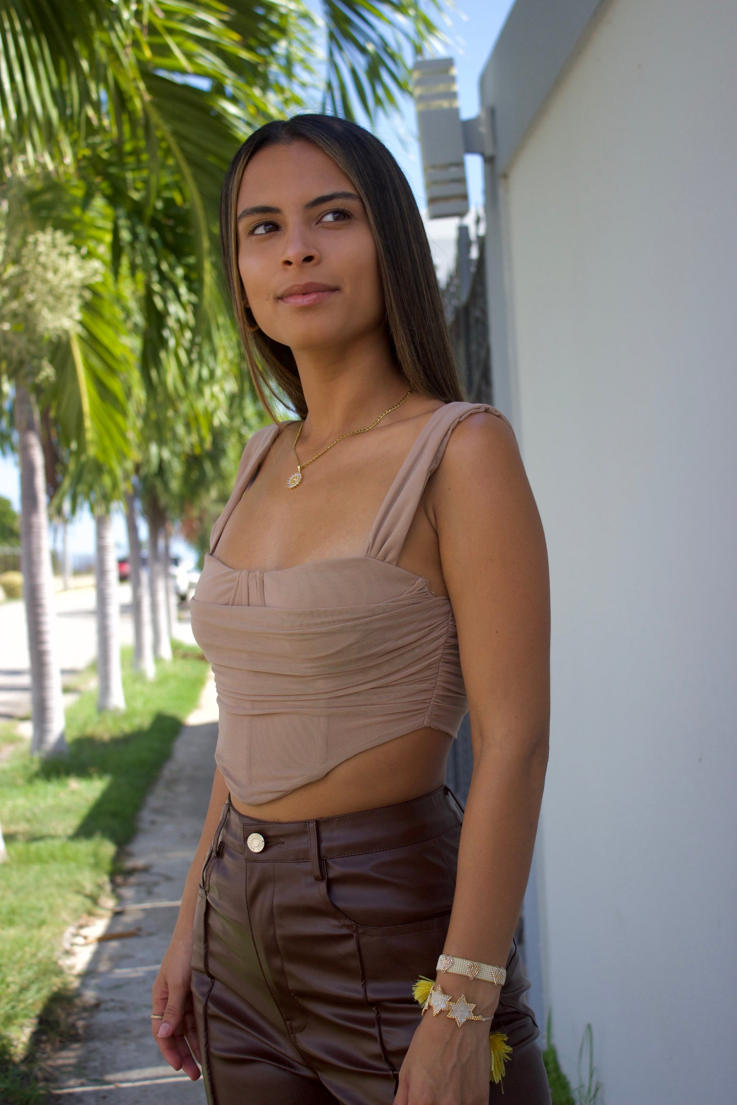 NATURAL BUSTIER TOP