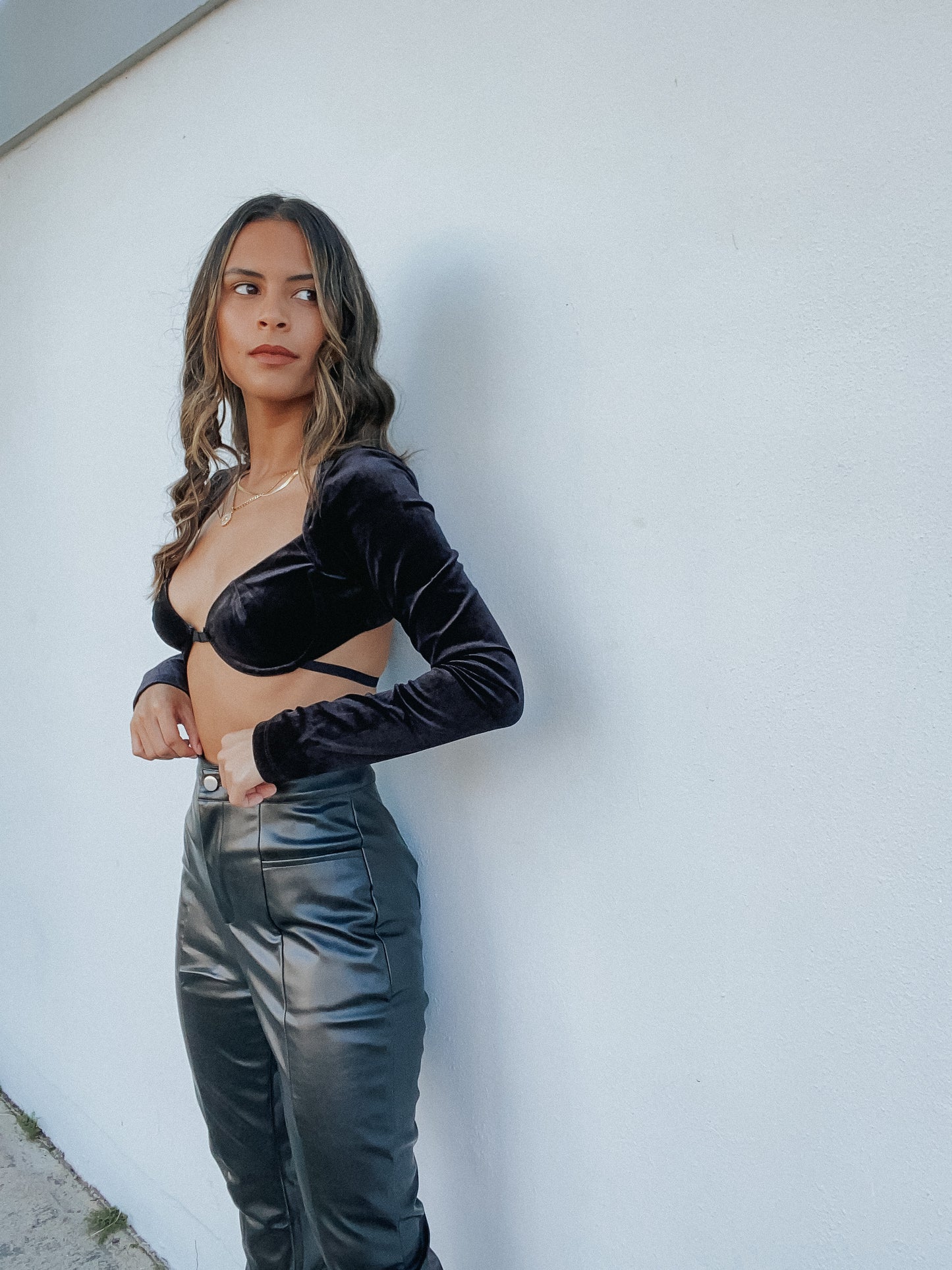 CIGARETTE LEATHER PANT