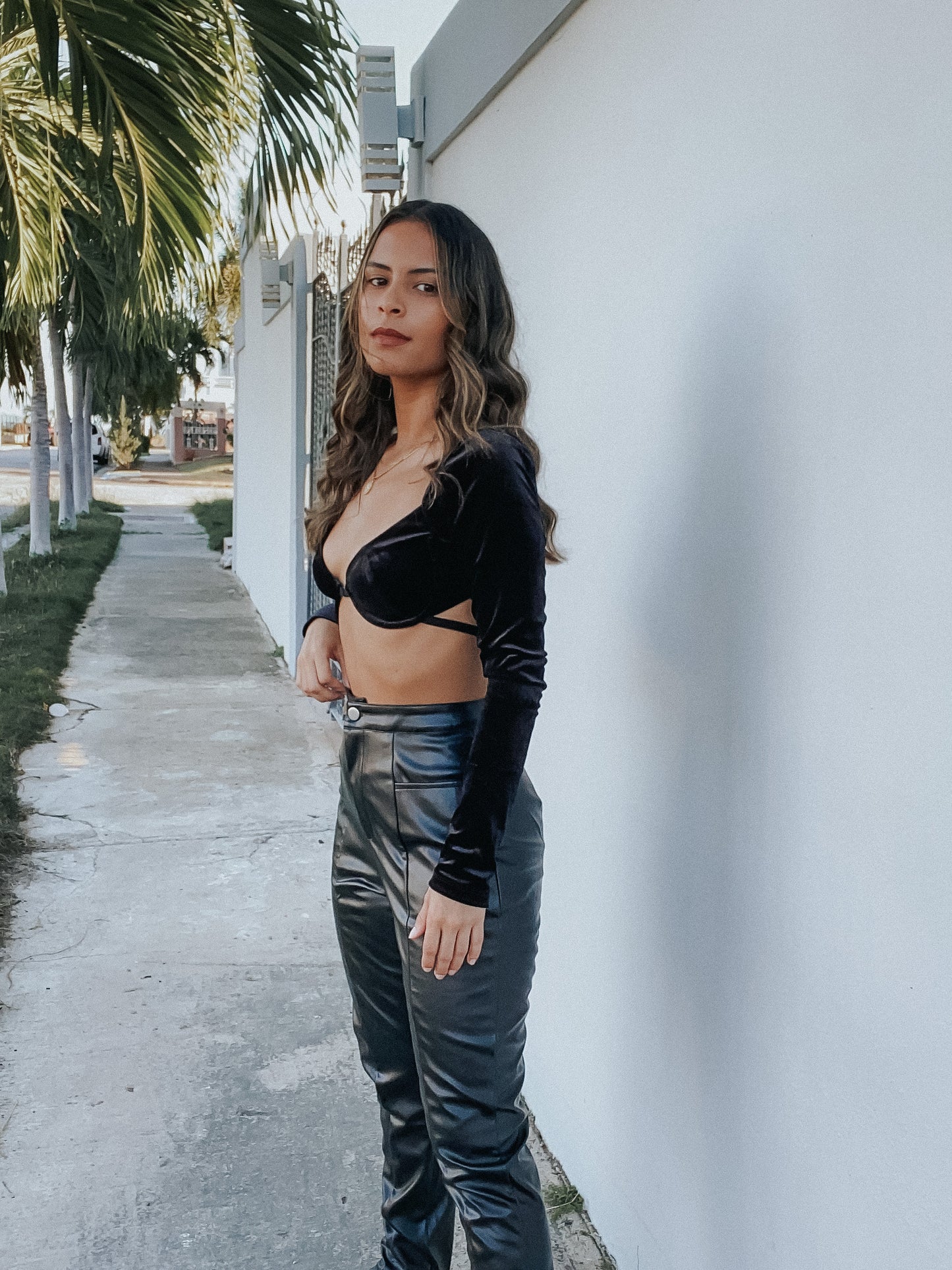 CIGARETTE LEATHER PANT