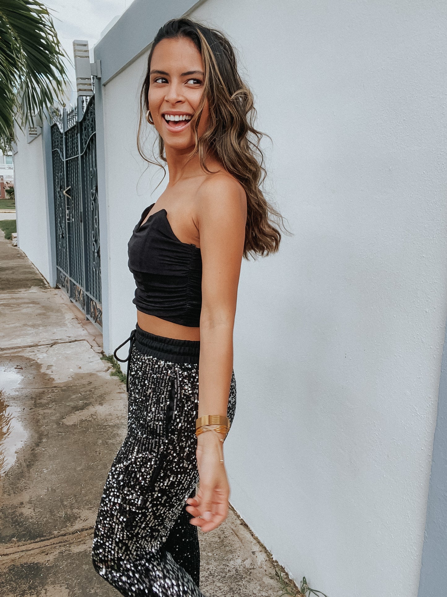 BUSTIER TOP