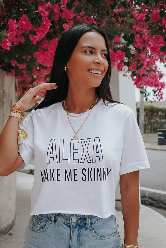 ALEXA (make me skinny) CROPPED TSHIRT